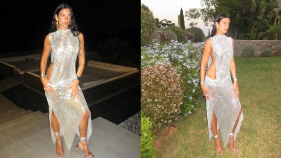 Dua Lipa me fustan ekstravagant në festimet e hershme të ditëlindjes në Ibiza