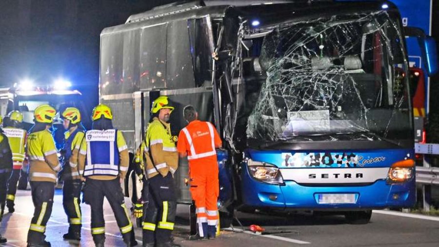 Shkon në 30 numri i të lënduarve në aksidentin e autobusit nga Kosova në Gjermani
