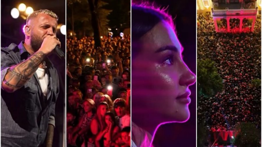 Kiara Tito nuk i mban lotët në koncertin e Luiz Ejllit në Shkodër