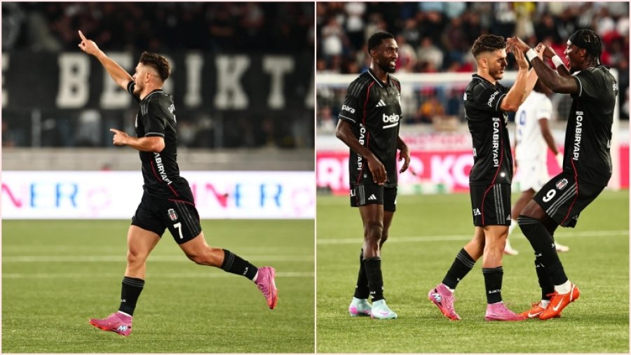 Milot Rashica shënon gol dhe shkëlqen, Beshiktashi barazon në Zvicër