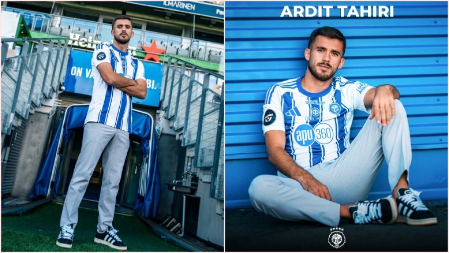 Ardit Tahiri prezantohet me fanellën e HJK Helsinki