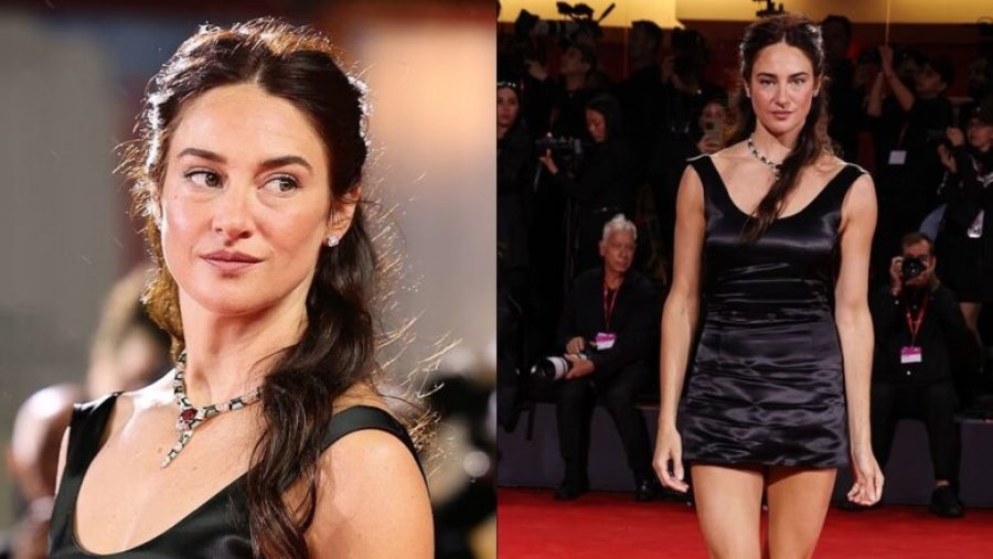 Shailene Woodley mahnit në premierën e “Jay Kelly” në Venecia