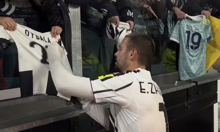 “Krejt dashni për Edonin”, tifozët e Juves të çmendur pas Zhegrovës