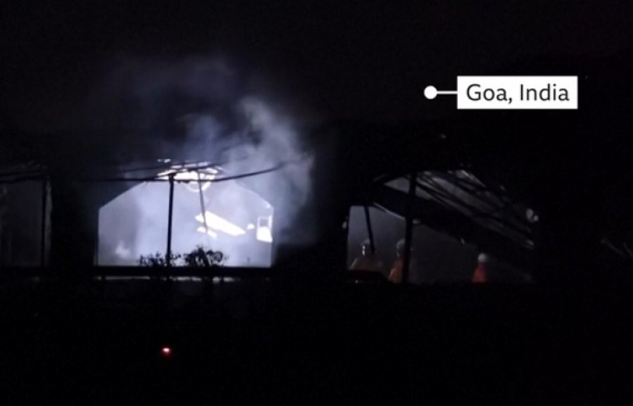 Stafi dhe turistët mes 25 të vrarëve në zjarrin e një klubi nate në Indi