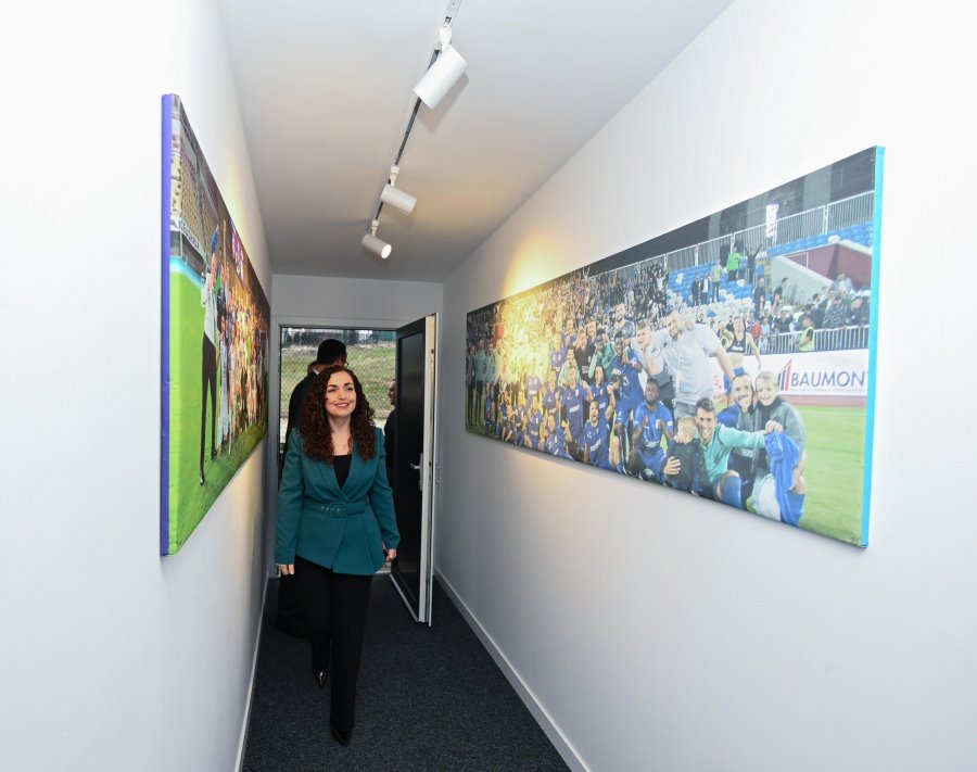 Osmani viziton Dritën e Gjilanit, përgëzon klubin për sukseset evropiane