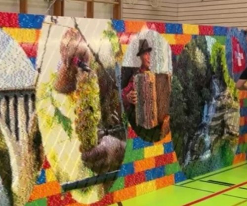 Murali më i madh me Lego në botë është montuar në Zvicër
