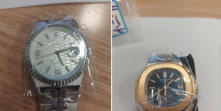 Dogana ndalon dy orë luksoze në valixhen e një qytetari në aeroportin “Adem Jashari”