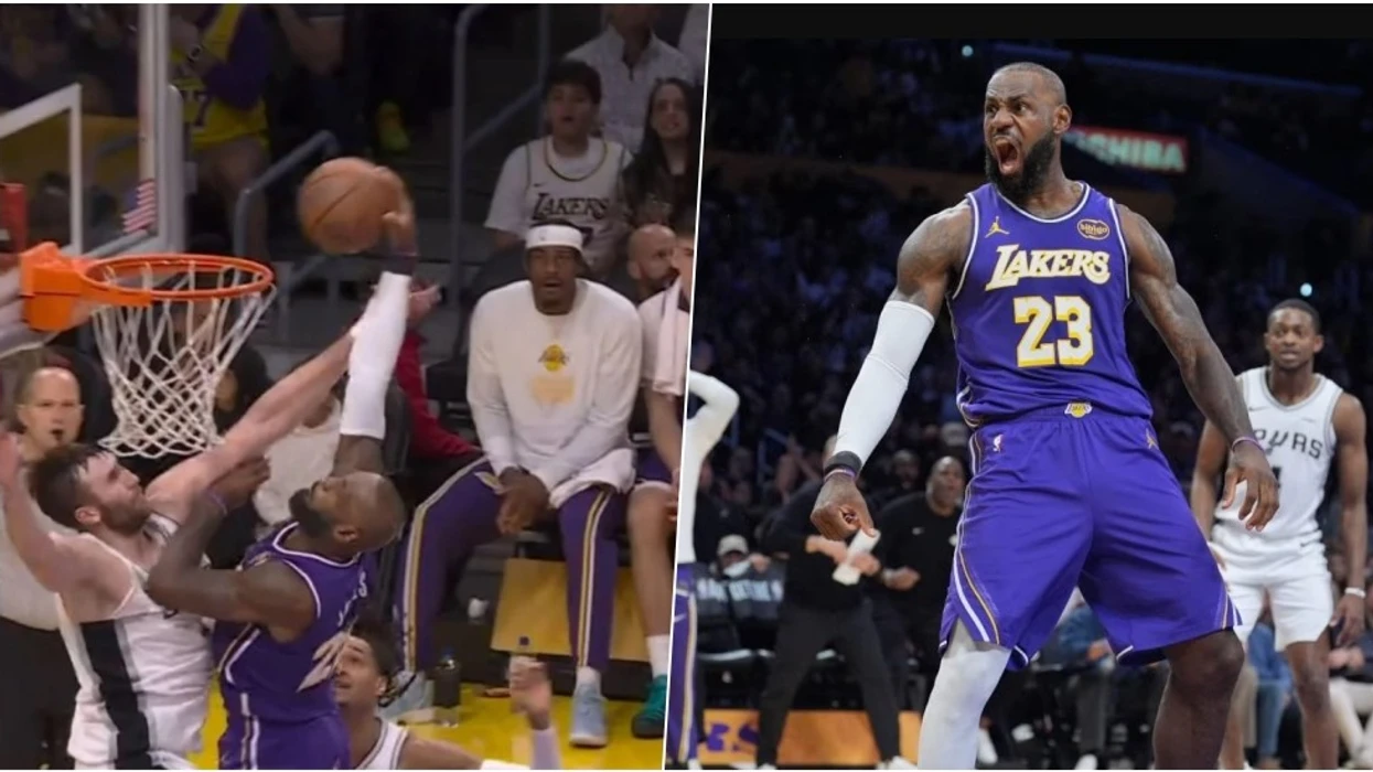 40 vjeçari që shkëlqen si para 20 viteve   LeBron James bëhet viral me ngulitjen ndaj Spurs