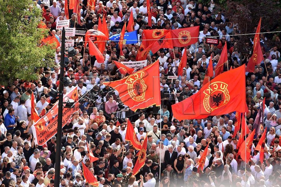 “Drejtësi për çlirimtarët”, Përparim Rama mbështet protestën paqësore në Shkup: Në mbrojtje të UÇK-së