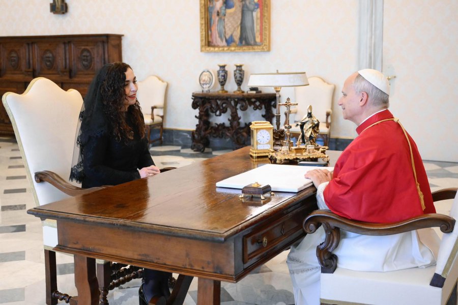 Osmani: E ftova Papa Leonin XIV për vizitë, shpresojmë për njohjen e shumëpritur nga Selia e Shenjtë