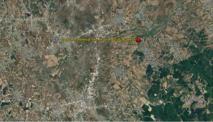 Shërbimi Gjeologjik i Kosovës jep detaje për tërmetin e djeshëm në vend