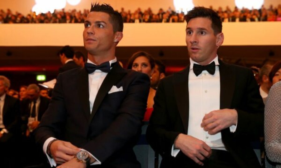 Votat e Ronaldos dhe Messit për  FIFA The Best  dhe  Topin e Artë  përgjatë viteve