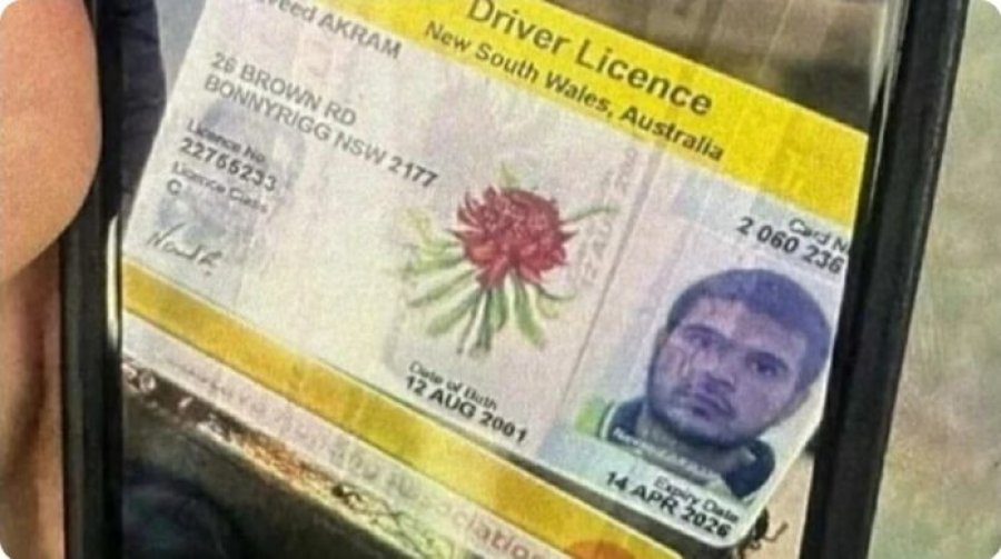 Në portofolin e sulmuesit nga Sidnei u gjet një kartë identiteti e klubit serb të gjuetisë  ai ishte anëtar