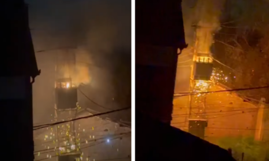 Digjet trafostacioni pranë fushës së futbollit në Klinë  raportohet se ka rrezik për shtëpitë afër