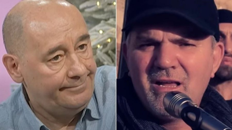 Vokalisti i grupit “Minatori” merr vesh për vdekjen e Shemit teksa ishte live në një emision