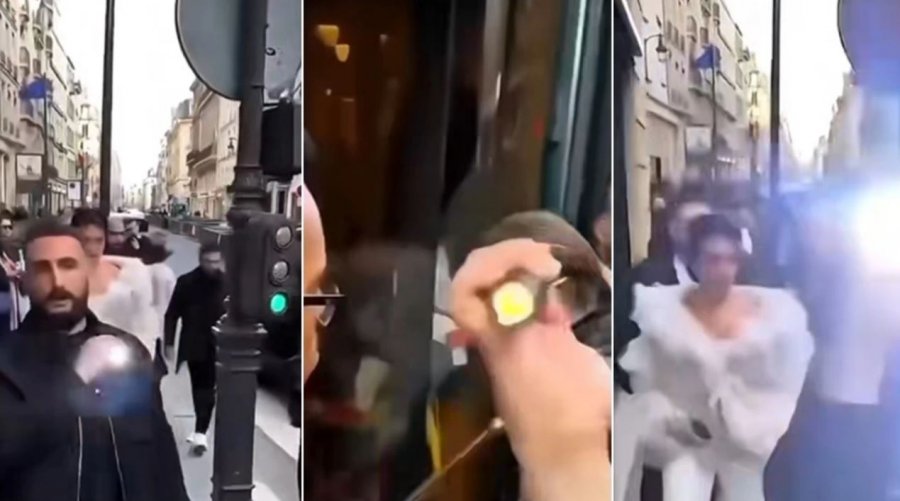 Një video që po qarkullon në rrjet tregon truprojat që mbrojnë Georgina Rodriguezin nga paparacët [video]