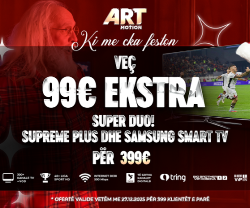 Artmotion përmbyll vitin me SUPER DUON