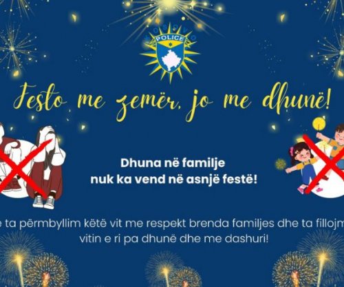 Policia e Kosovës apelon: Festoni me zemër, jo me dhunë