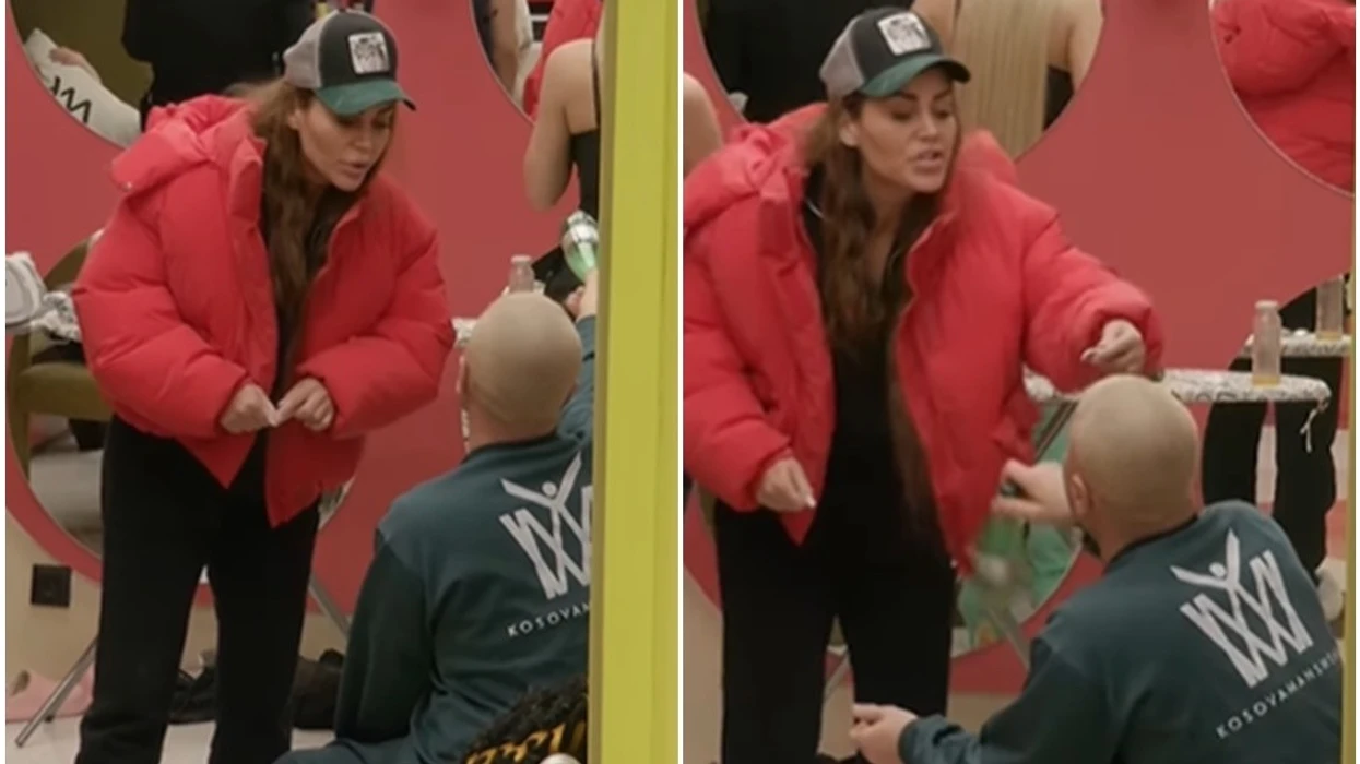 Fjolla i drejtohet Labit  S mundesh me ma bo kulaçin kurrë se jam prishtinalike e shehrit