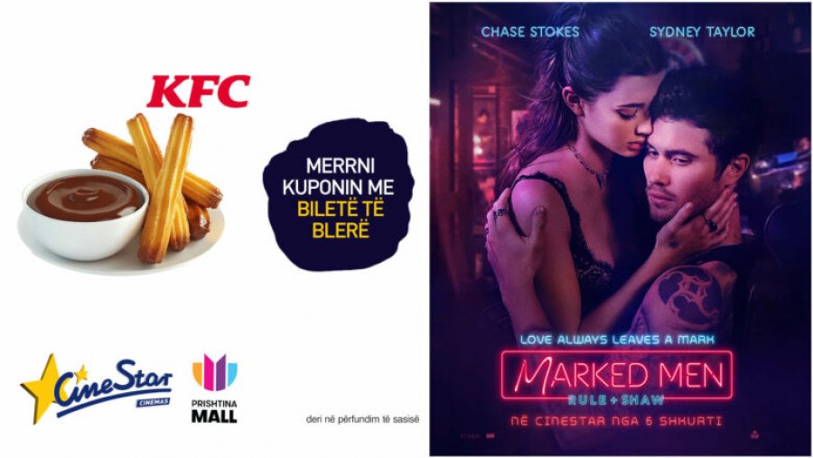 Filmi plot pasion “Marked Man”, më 6 shkurt në CineStar me ëmbëlsi nga KFC