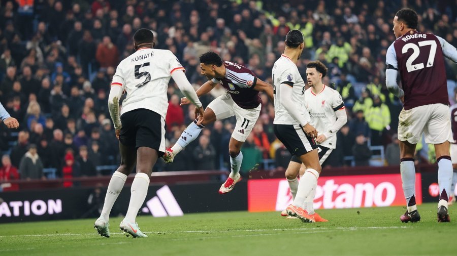 Aston Villa dhe Liverpooli ndajnë pikët