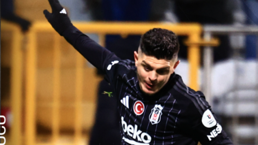 Milot Rashica shënon në fitoren komode të Besiktasit   në mesin e më të mirëve me statistika