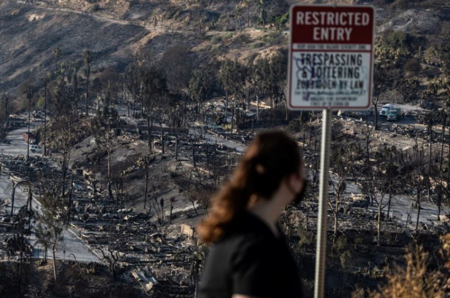 Sipërfaqja totale e djegur nga zjarret në Los Anxhelos, më e madhe se Parisi