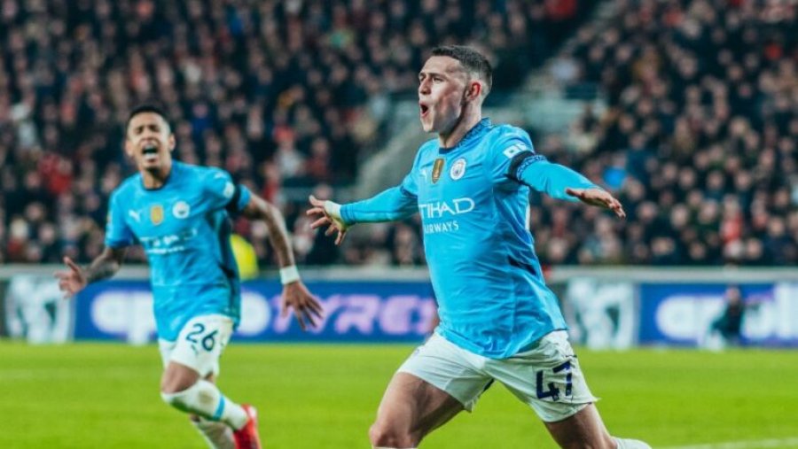 Manchester City lëshon në fund fitore nga duart ndaj Brendfordit