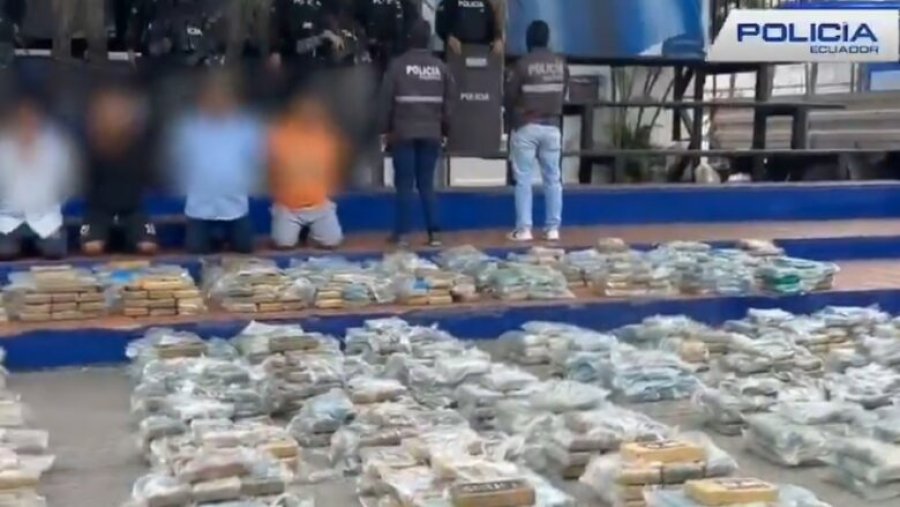 Kapen tre tonë kokainë në Ekuador, autoritetet: I përket mafias shqiptare