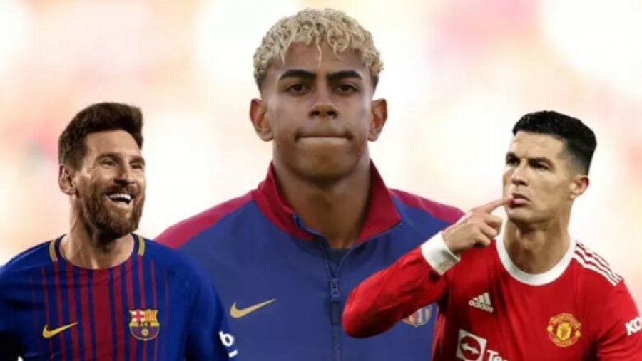 Statistikat e Yamal si 18-vjeçar në krahasim me Messin dhe Ronaldon flasin shumë