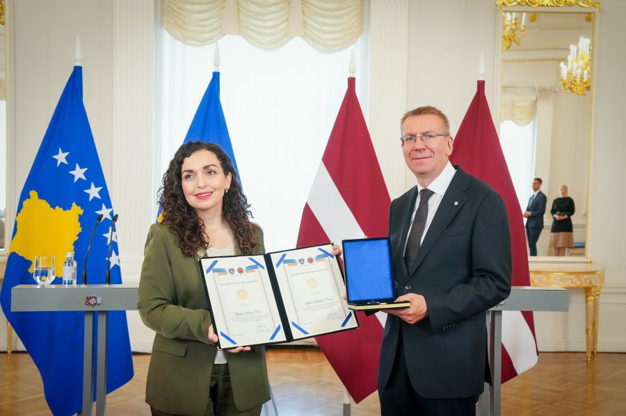 Osmani, falënderuese ndaj Letonisë për mbështetjen ndaj Kosovës në rrugën euroatlantike