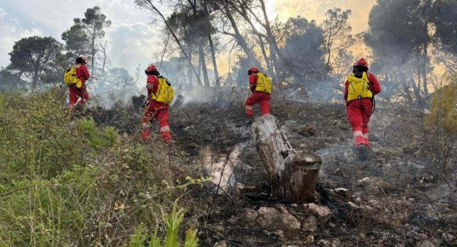 Situata e zjarreve në Shqipëri, katër vatra ende aktive