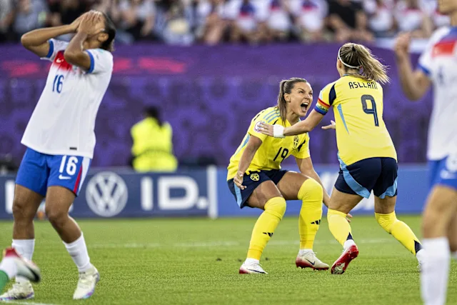 Goli i hershëm i Kosovare Asllanit s’i mjaftoi Suedisë, eliminohet në çerekfinale