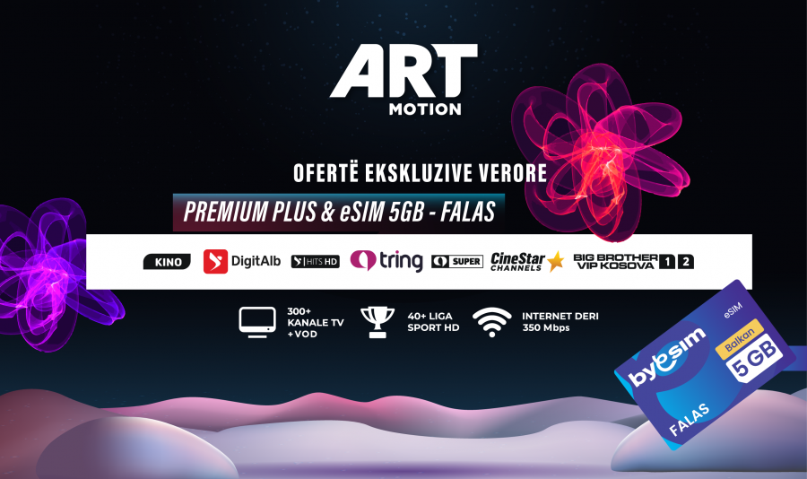 Nis me zbritje në verë, vazhdo me tjetër nivel – gjithë vitin me Artmotion!