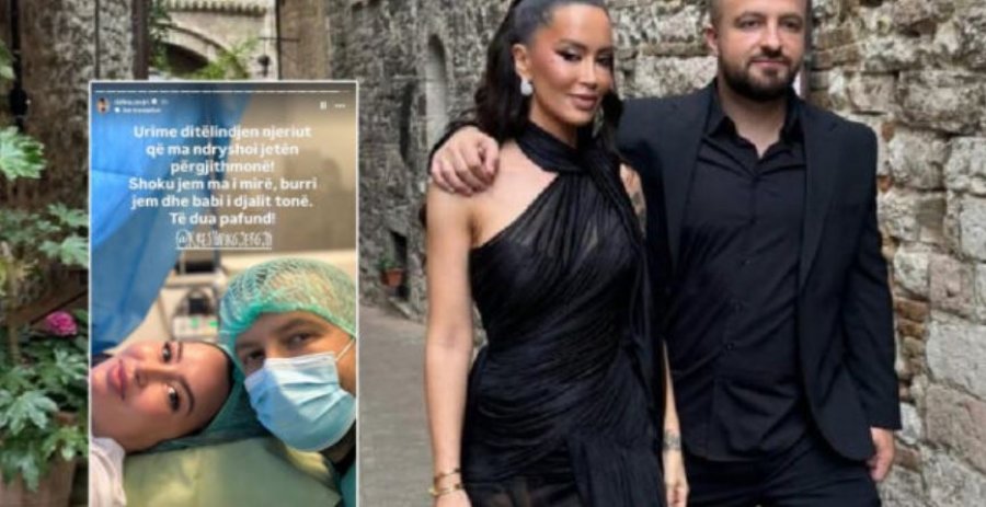 Kreshnik Gjergji feston ditëlindjen, Dafina Zeqiri emocionon me urimin: Ma ndryshove jetën