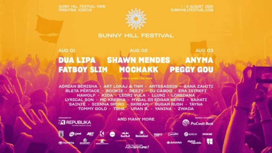 Gati për Sunny Hill Festival? Ja çfarë mund të merrni me vete