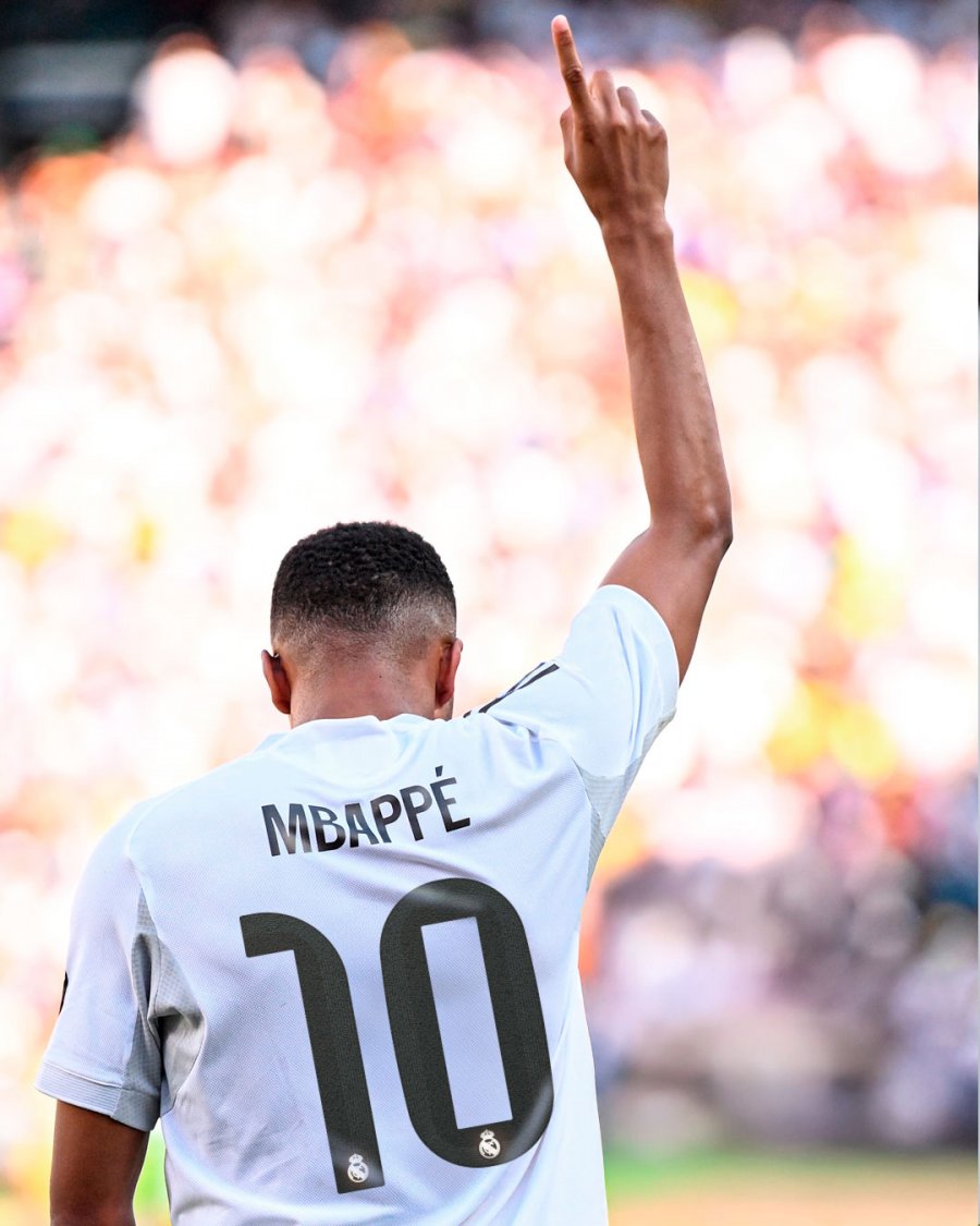 Mbappe merr numrin 10 në fanellë