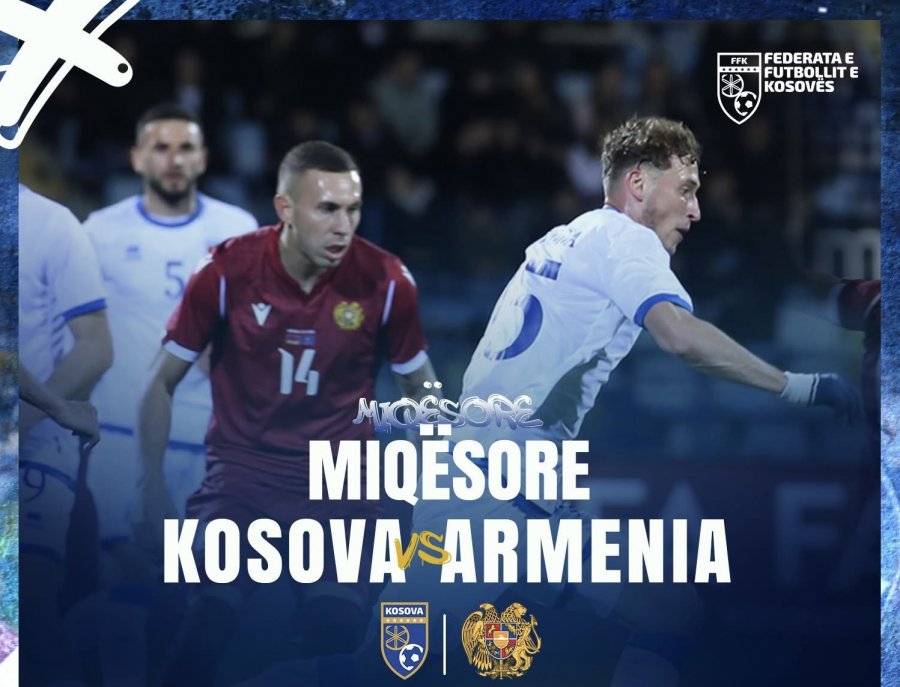 Formacionet zyrtare: Kosovë - Armeni