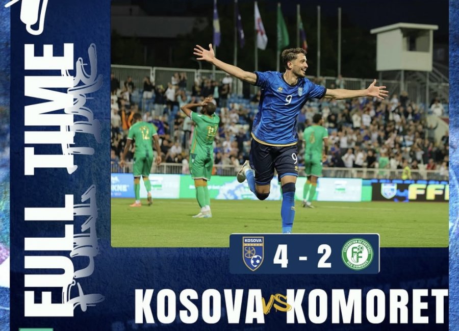 Kosova fiton me spektakël ndaj Komoreve