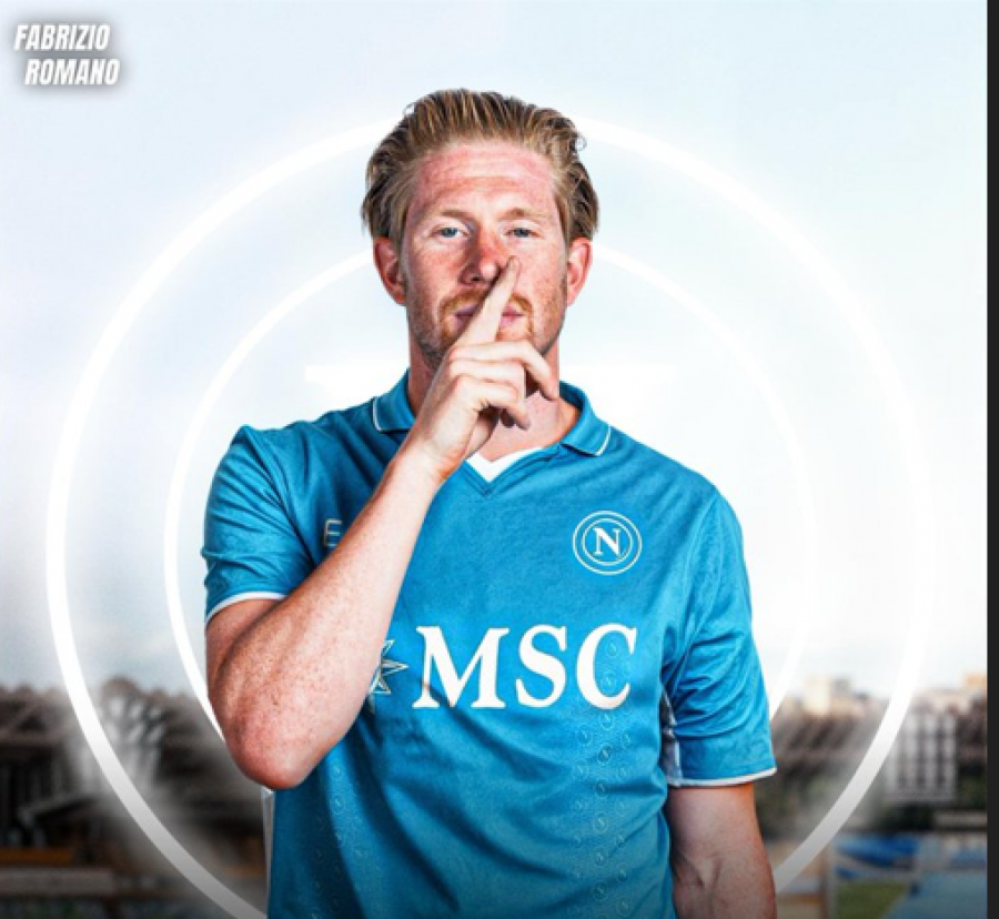 E kryer, De Bruyne transferohet te Napoli