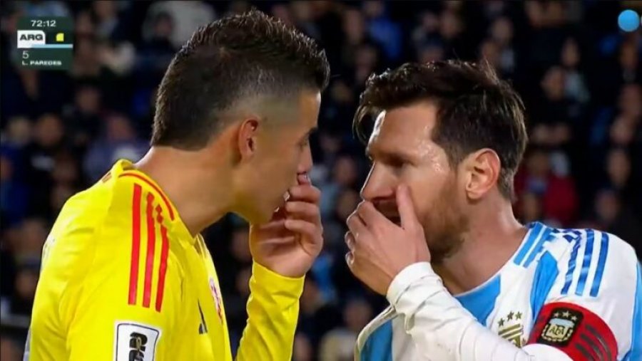 “Ti the se na ndihmuan në finale”, Messi i ashpër me James Rodriguezin gjatë ndeshjes Argjentinë - Kolumbi