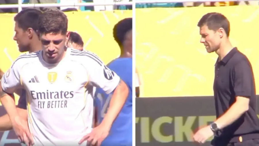Gjëja e parë që bëri Xabi Alonso pas barazimit kundër Al-Hilal është filmuar në kamera