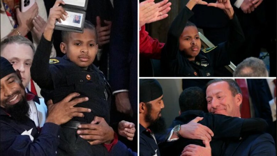 Trumpi realizon ëndrrën e vogëlushit që vuan nga kanceri në tru, e “bën agjent” [video]