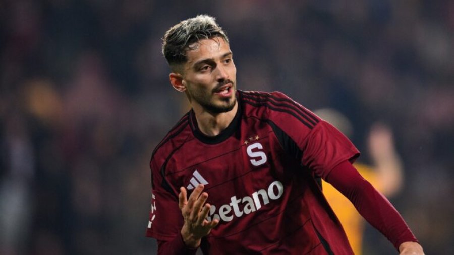Albion Rrahmani shënon në derbin çek, por nuk i mjafton skuadrës së tij
