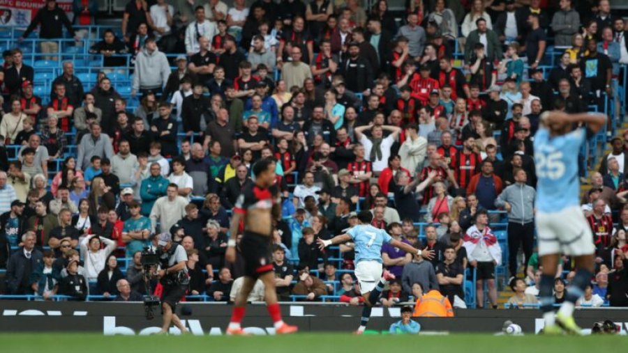 Man City fiton ndaj Bournemouthit, bën hap të madh drejt një vendi në LK