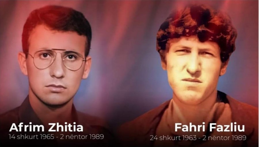 36 vjet nga rënia heroike e dy heronjve Fahri Fazliu dhe Afrim Zhitia