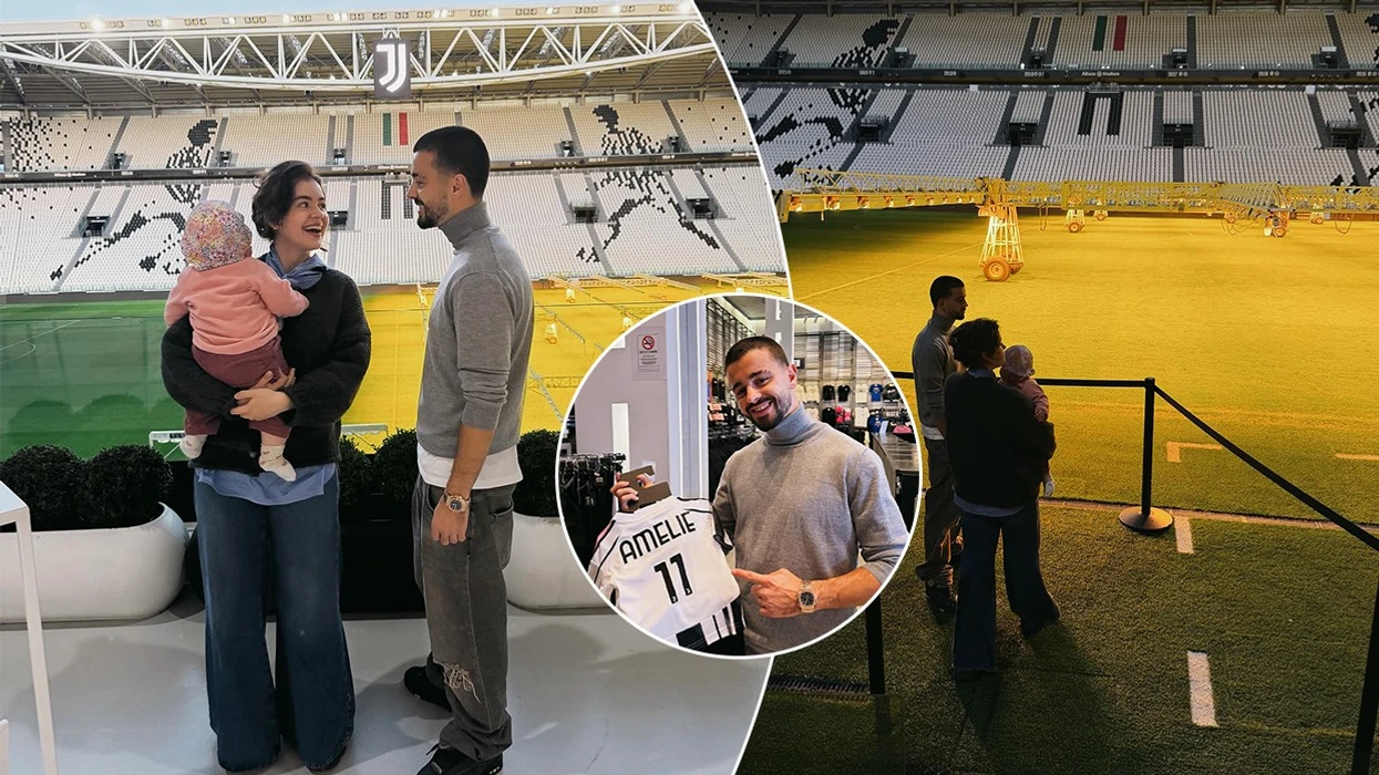 Motra e befason me vizitë Edon Zhegrovën në stadiumin e Juventusit, ai ia dhuron mbesës një fanellë të personalizuar