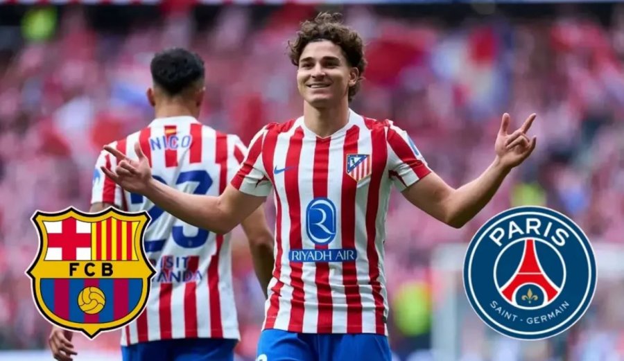Julian Alvarez hap derën për një transferim të mundshëm te Barcelona ose PSG në verë