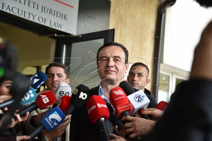 Kurti  Gjatë fushatës kam punuar me tri ndërrime