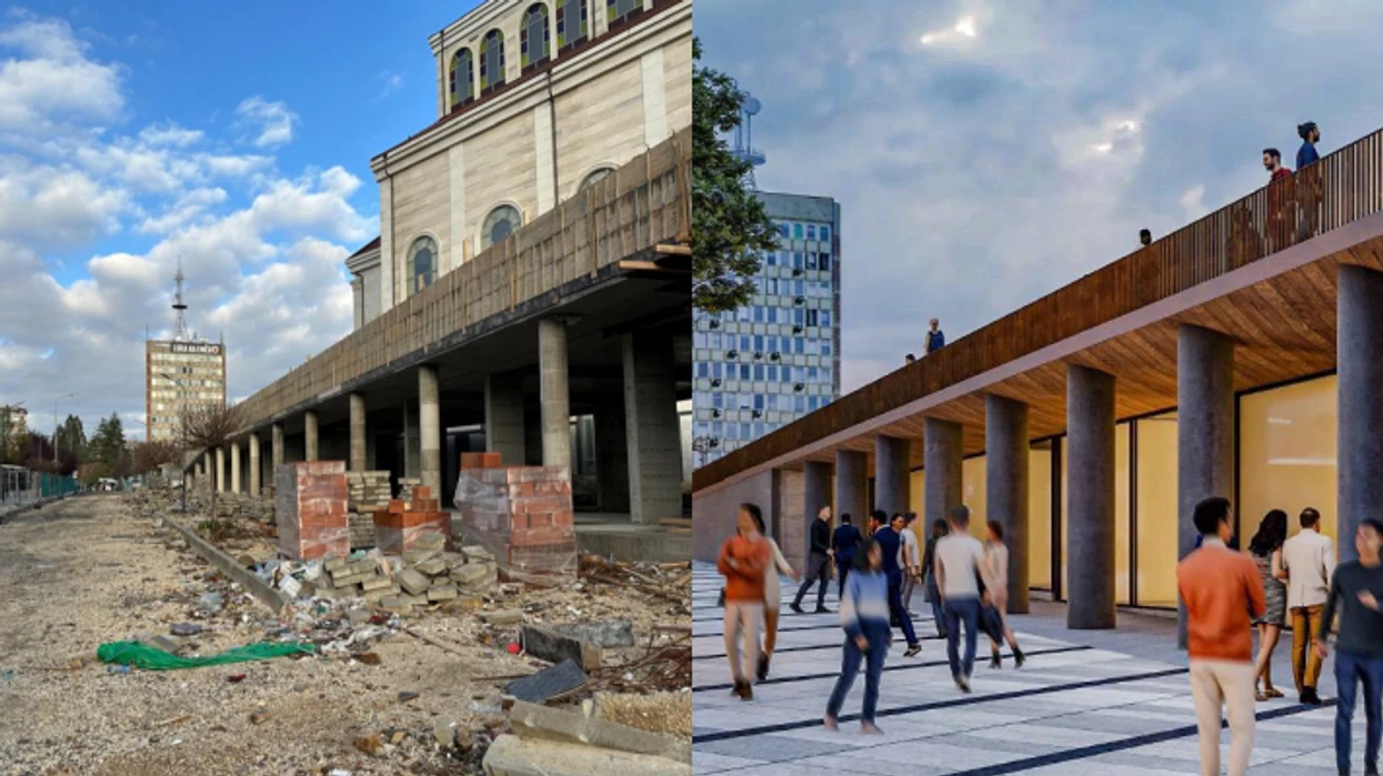 Sheshi “Xhorxh Bush” në Prishtinë po merr formë, Rama publikon pamjet